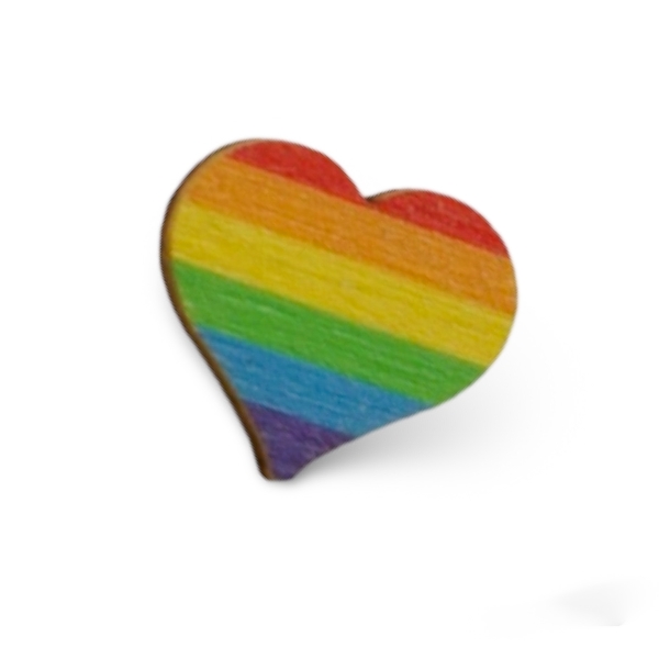 Pin ''Regenbogen Herz''