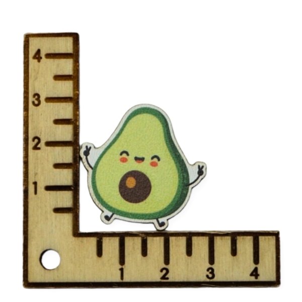 DIY-Bastelideen mit bayerischen Streuteilen "Avocado" – erhältlich bei Glubbal.shop.