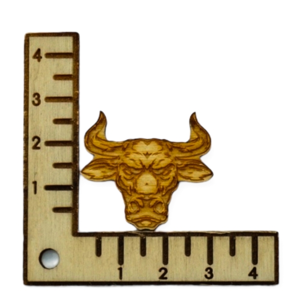 Pin ''Stierkopf'' natur