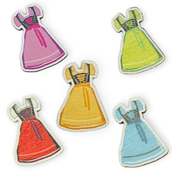 Preview: Bunte Dirndl Streuteile für die perfekte Oktoberfest Dekoration