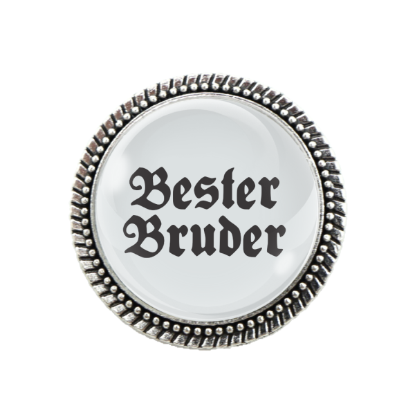 „Gaudibroschn ‚Bester Bruder‘ – Humorvolles Geschenk für Brüder im bayerischen Stil“