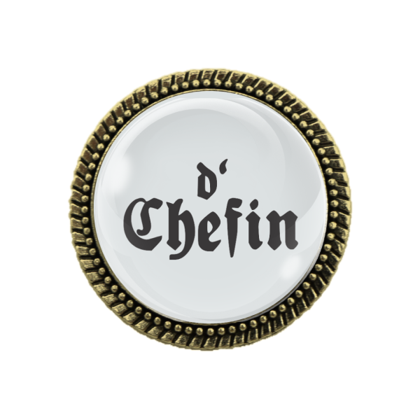 "d`Chefin" in Bronze ist die perfekte Gaudibrosche für das Oktoberfest
