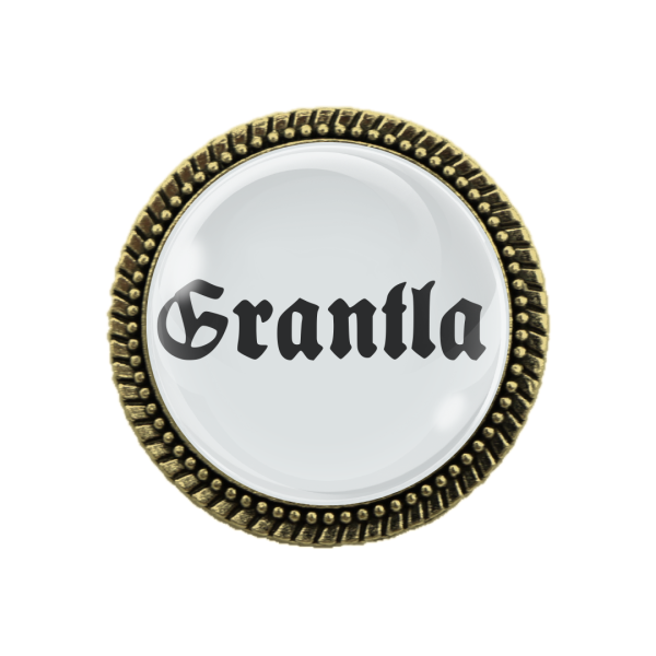 Trachtenbrosche "Grantler" in Bronze – Perfekt zur Tracht