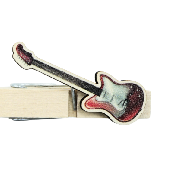 Einzigartiges Glupperl mit Applikation E-Gitarre – jetzt bei Glubbal.shop erhältlich!