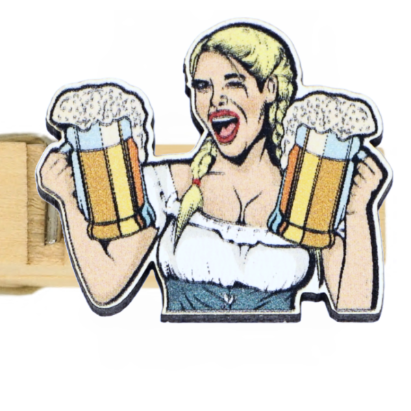 "Personalisiertes Glubbal-Biermadl für einzigartigen Stil"