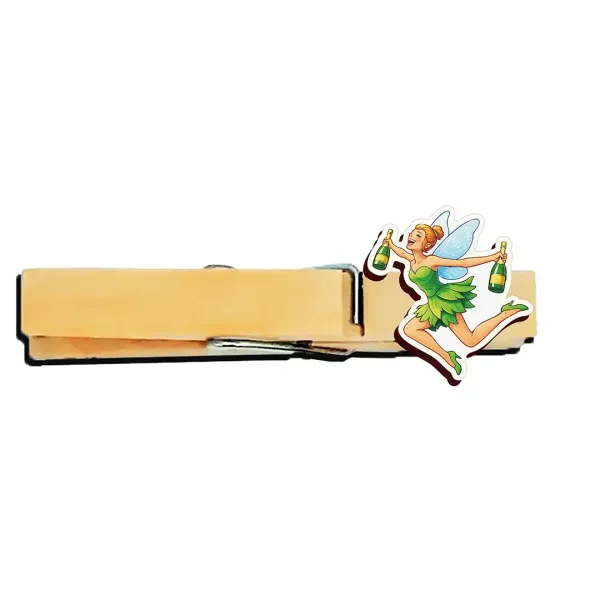 Glupperl Fee mit Sektflaschen