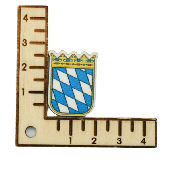 "Zeige deine Liebe zur bayrischen Tradition mit unserem Bayerwappen Mini Pin. Hol ihn dir jetzt bei Glubbal.shop!"