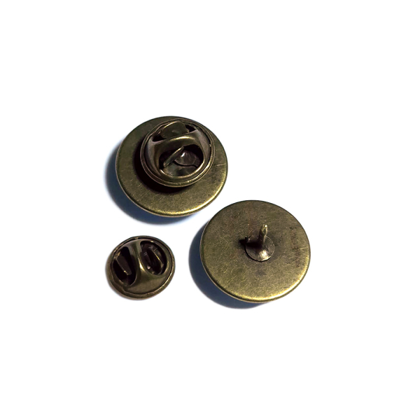 Pin Rückseite Bronze