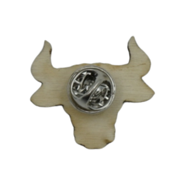Pin ''Stierkopf'' natur
