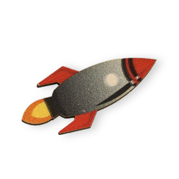 Streuteil „Rakete“ – Bayerische Tischdeko aus Holz für Oktoberfest und Hochzeiten