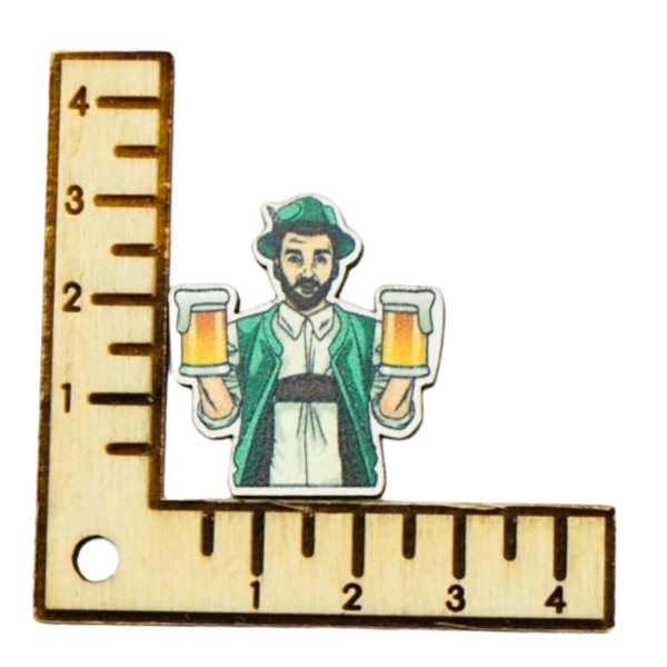 Traditionelle Dekoidee: Streuteil 'Bierbua' für Hochzeiten und Partys