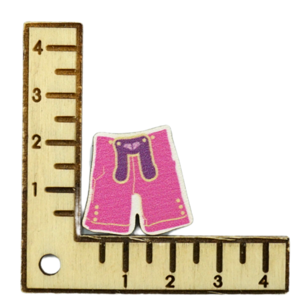 Lederhosen-Streudeko in Pink, Schwarz und Grau für Hochzeit oder Oktoberfest