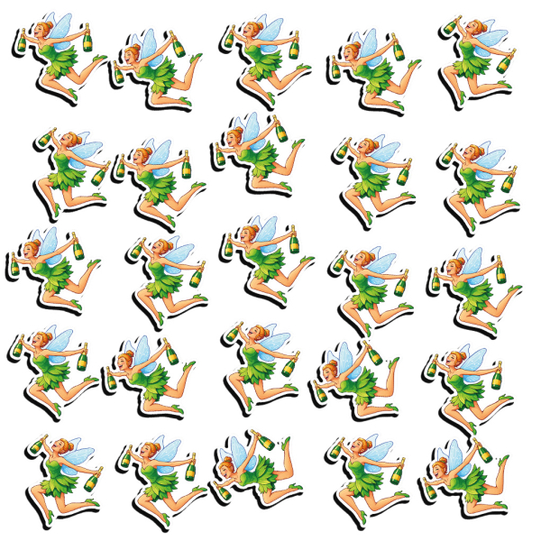 Bayerische Streudeko Promillefee als Streuteil