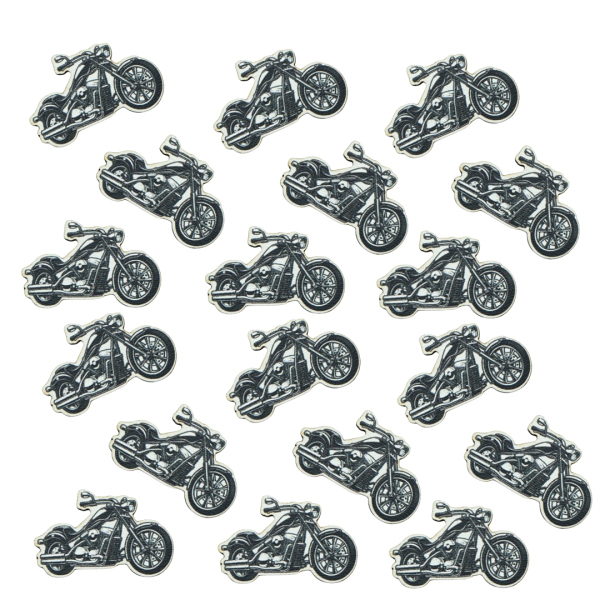 Streudeko "Motorrad" für bayrische Tischdekoration bei Festen und Feiern