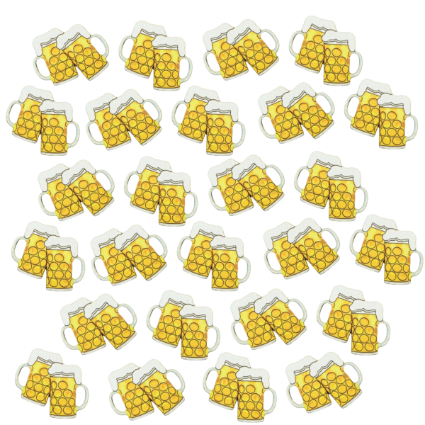 Streudeko Bier Bierkrug Masskrug