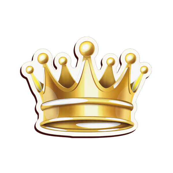 Streudeko Krone aus Holz