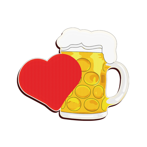Streuteil Herz-Bier