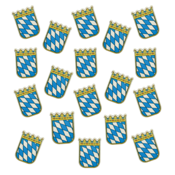 Streudeko Bayern Wappen Krone