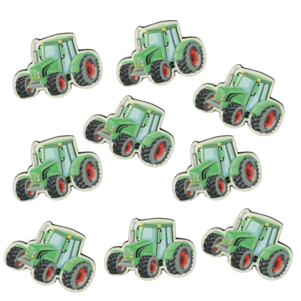 Streudeko Traktor mit gelben Felgen