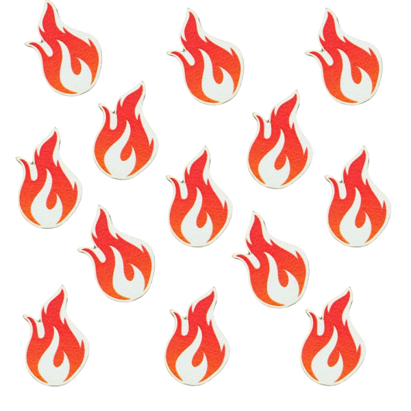 "Streuteile Flamme als Dekoration für bayerische Traditionen"