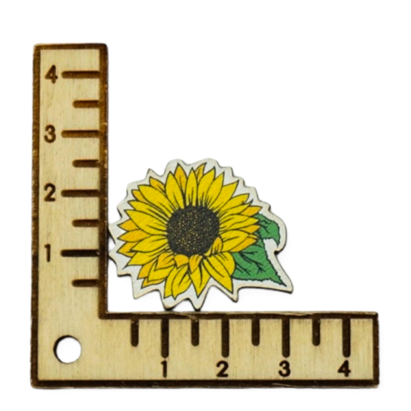 DIY-Bastelideen mit bayerischen Streuteilen "Sonnenblume" – erhältlich bei Glubbal.shop.